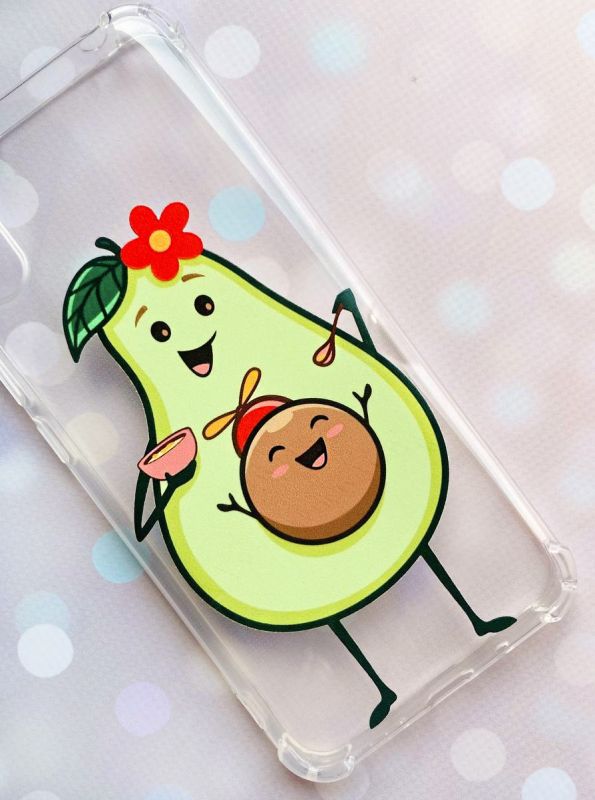 Чохол з потовщеними кутами на Apple iPhone 11 (6.1) :: Малюк Авокадо (принт 309)