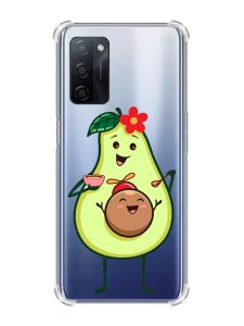 Чохол з потовщеними кутами на Oppo A55 :: Малюк Авокадо (принт 309)