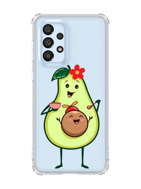 Чохол з потовщеними кутами на Samsung Galaxy A33 5G :: Малюк Авокадо (принт 309)
