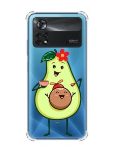 Чохол з потовщеними кутами на Xiaomi Poco X4 Pro 5G :: Малюк Авокадо (принт 309)