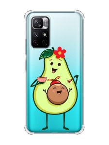 Чохол з потовщеними кутами на Xiaomi Redmi Note 11 4G :: Малюк Авокадо (принт 309)