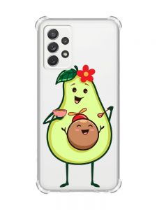 Чохол з потовщеними кутами на Samsung Galaxy A72 :: Малюк Авокадо (принт 309)