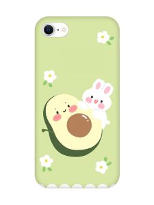 Чохол для iPhone 7, 8 :: Авокадо і зайченя (принт 311)