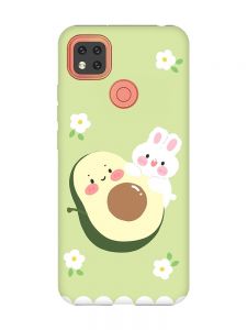 Чохол для Xiaomi Redmi 9C/10A :: Авокадо і зайченя (принт 311)