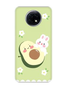 Чохол на Xiaomi Redmi Note 9T/Redmi Note 9 5G :: Авокадо і зайченя (принт 311)