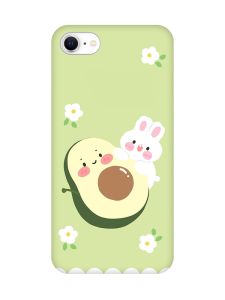 Чохол на iPhone SE 2020 :: Авокадо і зайченя (принт 311)