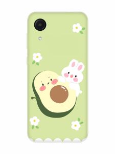 Чохол на Samsung Galaxy A03 Core / A032 :: Авокадо і зайченя (принт 311)