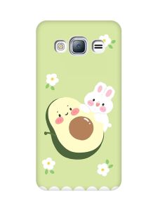 Чохол на Samsung Galaxy J3 2016 (J310) :: Авокадо і зайченя (принт 311)