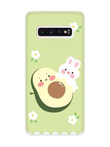 Чохол на Samsung Galaxy S10 :: Авокадо і зайченя (принт 311)