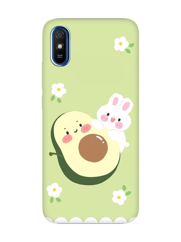Чохол на Xiaomi Redmi 9A  :: Авокадо і зайченя (принт 311)