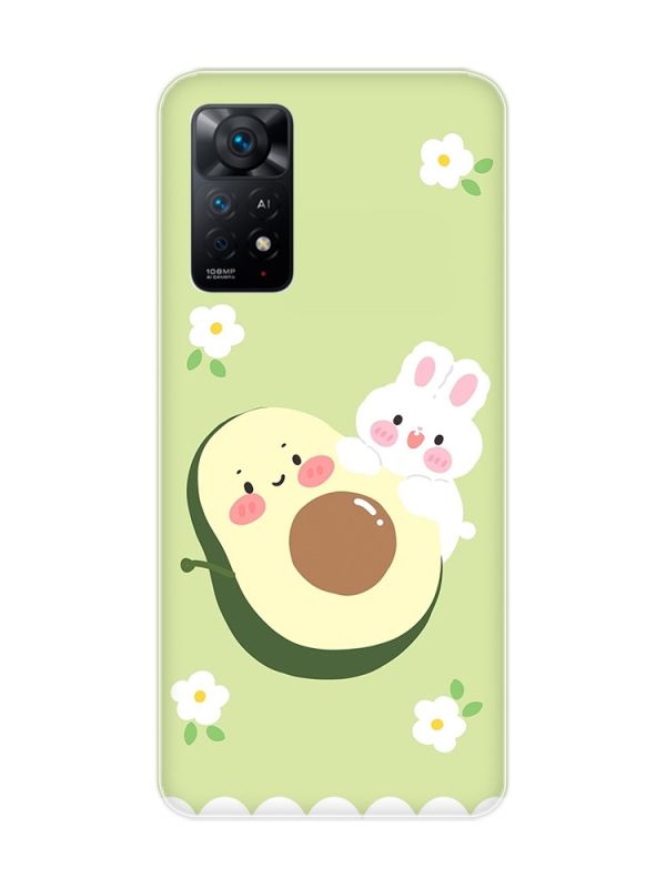 Чохол на Xiaomi Redmi Note 11 Pro :: Авокадо і зайченя (принт 311)