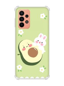 Чохол з потовщеними кутами на Samsung Galaxy A23 :: Авокадо і зайченя (принт 311)