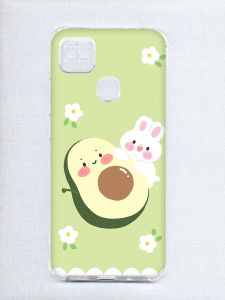 Чохол з потовщеними кутами на Xiaomi Redmi 9C/10A :: Авокадо і зайченя (принт 311)