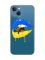 Прозорий чохол на Apple iPhone 13 :: Губи і патрон (принт 264)
