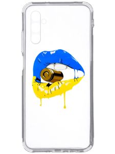 Прозорий чохол на Samsung Galaxy A34 5G/A346 :: Губи і патрон (принт 264)