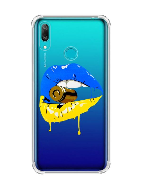 Чохол з потовщеними кутами Huawei Y7 2019/Y7 prime 2019 :: Губи і патрон (принт 264)