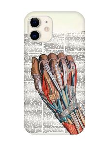 Чохол на iPhone 12 mini :: Анатомія руки (принт 298)