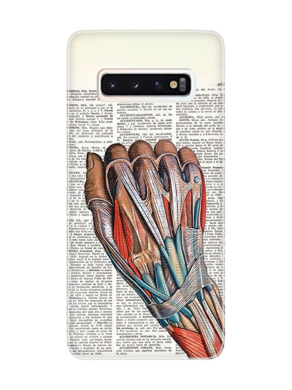 Чохол на Samsung Galaxy S10 :: Анатомія руки (принт 298)