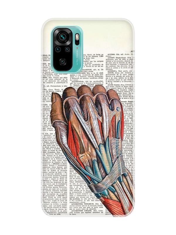 Чохол на Xiaomi Redmi Note 10 / Note 10s  :: Анатомія руки (принт 298)