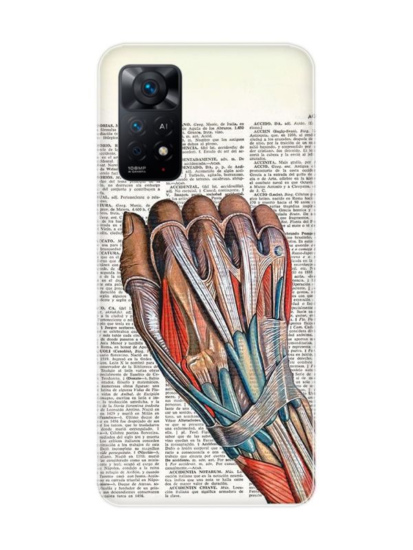 Чохол на Xiaomi Redmi Note 11 Pro :: Анатомія руки (принт 298)