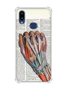 Чохол з потовщеними кутами на Samsung Galaxy A10s (A107) :: Анатомія руки (принт 298)