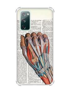 Чохол з потовщеними кутами на Galaxy S20 FE :: Анатомія руки (принт 298)