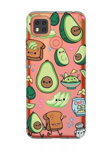 Прозорий чохол для Xiaomi Redmi 9C/10A :: Милі авокадо каваї (принт 305)