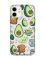 Прозорий чохол на iPhone 12 mini :: Милі авокадо каваї (принт 305)