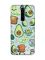 Прозорий чохол на Xiaomi Redmi Note 8 Pro :: Милі авокадо каваї (принт 305)