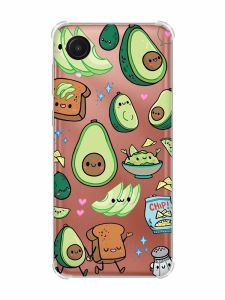 Чохол з потовщеними кутами на Samsung Galaxy A03 Core/A032 :: Милі авокадо каваї (принт 305)