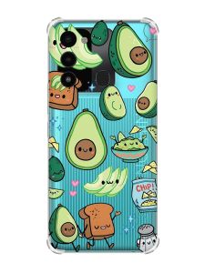 Чохол з потовщеними кутами на TECNO Spark Go 2022 :: Милі авокадо каваї (принт 305)
