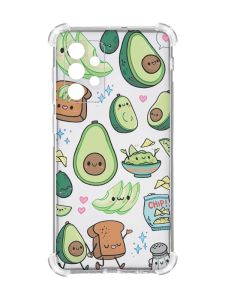 Чохол із потовщеними кутами на Oppo A72 5G :: Милі авокадо каваї (принт 305)