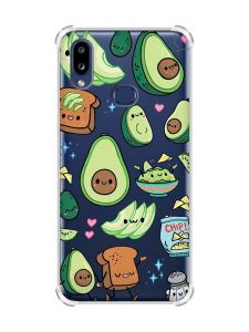 Чохол з потовщеними кутами на Samsung Galaxy A10s (A107) :: Милі авокадо каваї (принт 305)