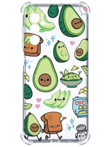 Чохол з потовщеними кутами на Samsung Galaxy A14 5G :: Милі авокадо каваї (принт 305)