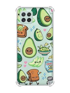 Чохол із потовщеними кутами на Samsung Galaxy A22 5G / A22s 5G :: Милі авокадо каваї (принт 305)