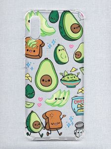 Чохол з потовщеними кутами на Xiaomi Redmi 9A :: Милі авокадо каваї (принт 305)