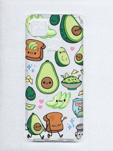 Чохол з потовщеними кутами на Xiaomi Redmi 9C/10A :: Милі авокадо каваї (принт 305)