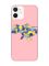 Матовий рожевий чохол на Apple iPhone 12 / 12 Pro (6.1) :: Карта України (принт 261)