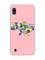 Матовий рожевий чохол на Samsung Galaxy A10 (2019) A105 :: Карта України (принт 261)