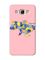 Матовий рожевий чохол на Samsung Galaxy J5(2016) J510 :: Карта України (принт 261)