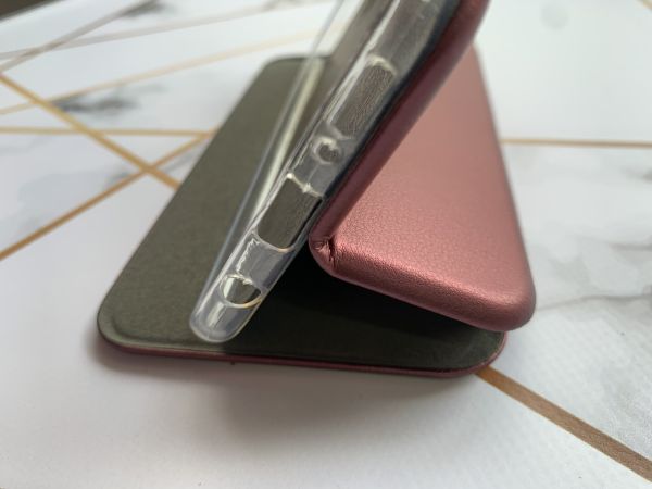 Чохол-книжка з малюнком для Samsung Galaxy А30 (2019) А305/ A20 Бордовий :: Подорожі. Штампи (принт 316)
