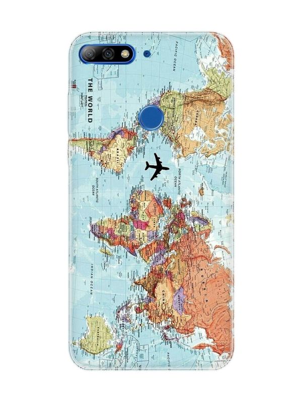 Чохол на Huawei Y7 2018 / Y7 prime 2018 :: Карта світу (принт 318)
