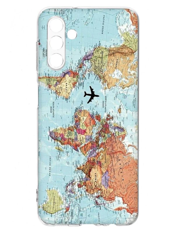 Чохол на Samsung A04s/A13 5G :: Карта світу (принт 318)