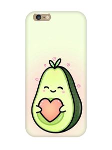 Чохол на iPhone 6/6s :: Кавай авокадо з сердечком (принт 310)