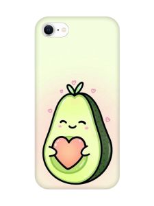 Чохол для iPhone 7, 8 :: Кавай авокадо з сердечком (принт 310)