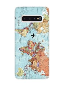 Чохол на Samsung Galaxy S10 :: Карта світу (принт 318)