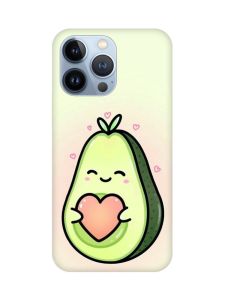 Чохол на Apple iPhone 13 Pro :: Кавай авокадо з сердечком (принт 310)