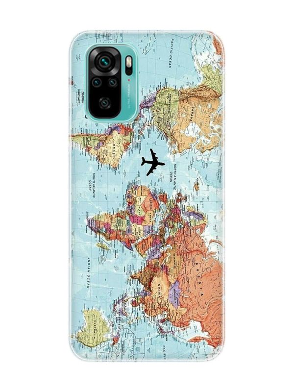 Чохол на Xiaomi Redmi Note 10 / Note 10s :: Карта світу (принт 318)