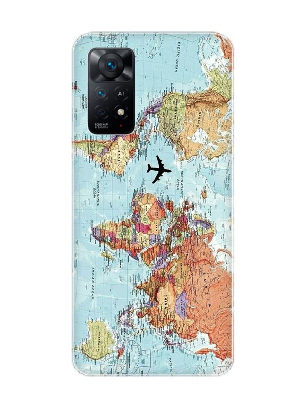 Чохол на Xiaomi Redmi Note 11 Pro :: Карта світу (принт 318)