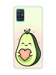 Чохол на Samsung Galaxy A51 :: Кавай авокадо з сердечком (принт 310)